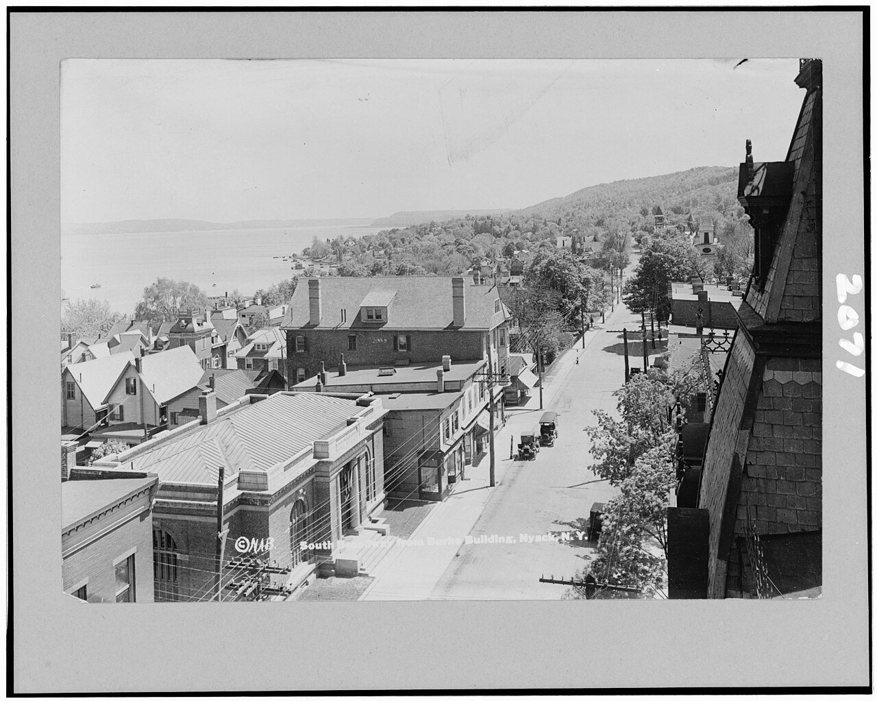 South Broadway from Burke Building, Nyack, N.Y