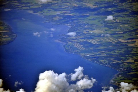 Aerial - Union Springs, NY on Cayuga Lake 01 - white balanced
