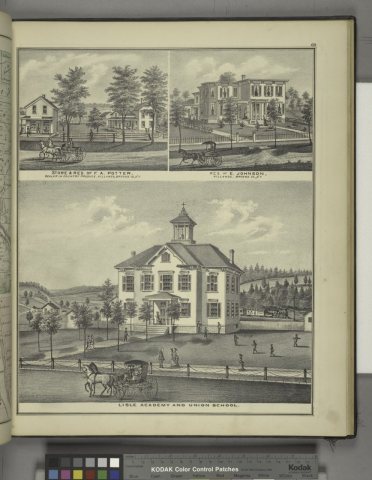 Store and res. of F.A. Potter, Dealer in Country Produce, Killawog, Broome Co., N.Y; Res. of E.Johnson, Killawog, Broom…