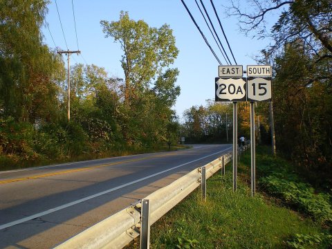 US 20A and NY 15 1