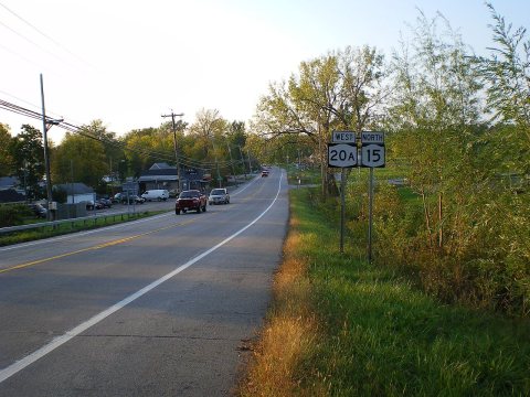 US 20A and NY 15 2