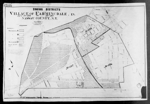 1940 Census Enumeration District Maps - New York - Nassau County - Farmingdale - ED 30-284, ED 30-285, ED 30-286, ED 30…