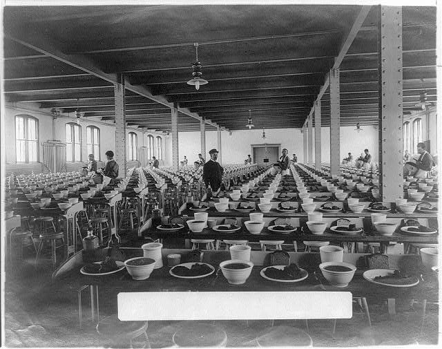 Mess hall, Clinton Prison