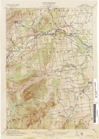 Dannemora New York USGS topo map 1911
