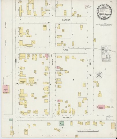 Sanborn Fire Insurance Map from Dannemora, Clinton County, New York. LOC sanborn05872 001