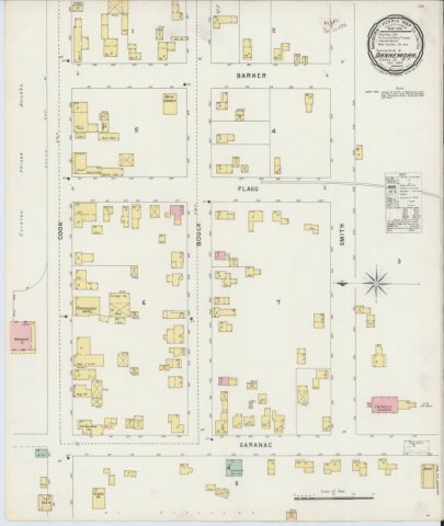Sanborn Fire Insurance Map from Dannemora, Clinton County, New York. LOC sanborn05872 001
