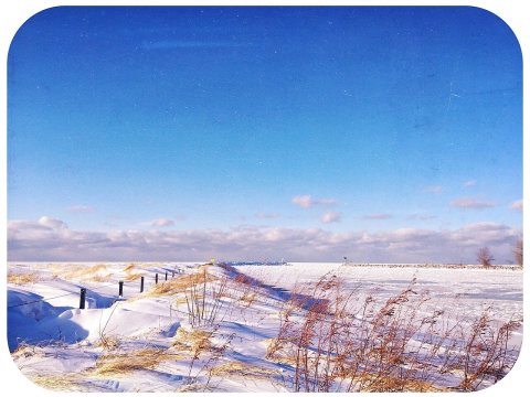 Snowy, not Sanded