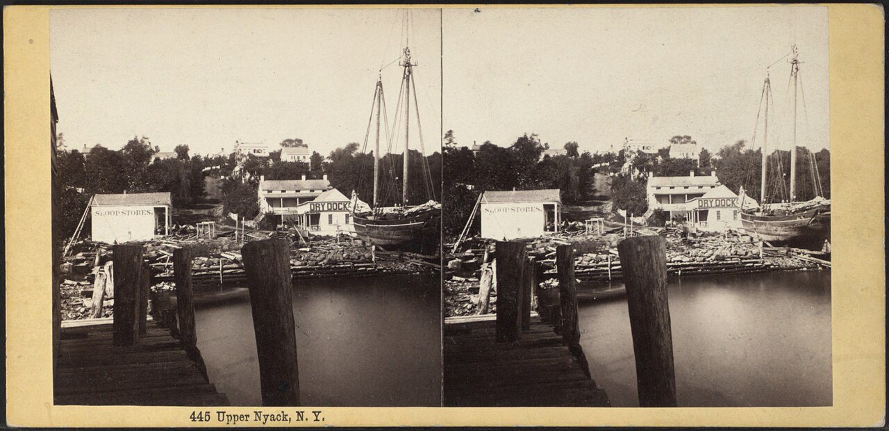 Upper Nyack, N.Y. [The dry dock.]