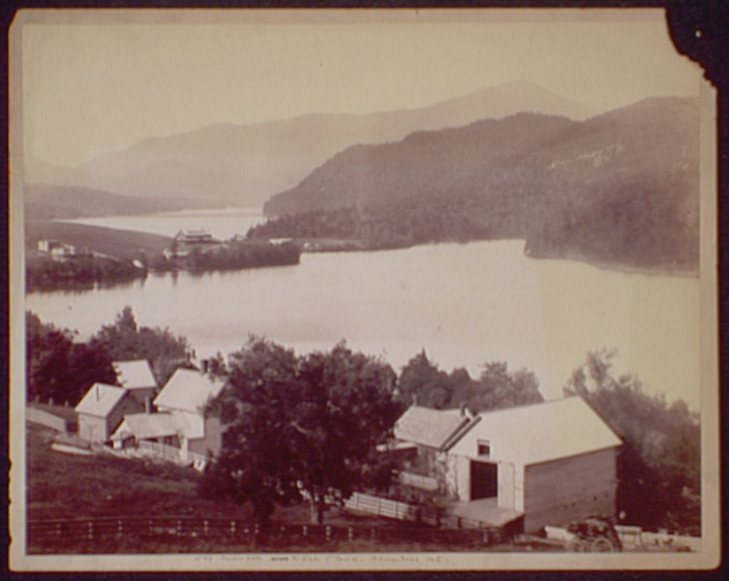 Mirror Lake and Lake Placid, Adirondack Mts