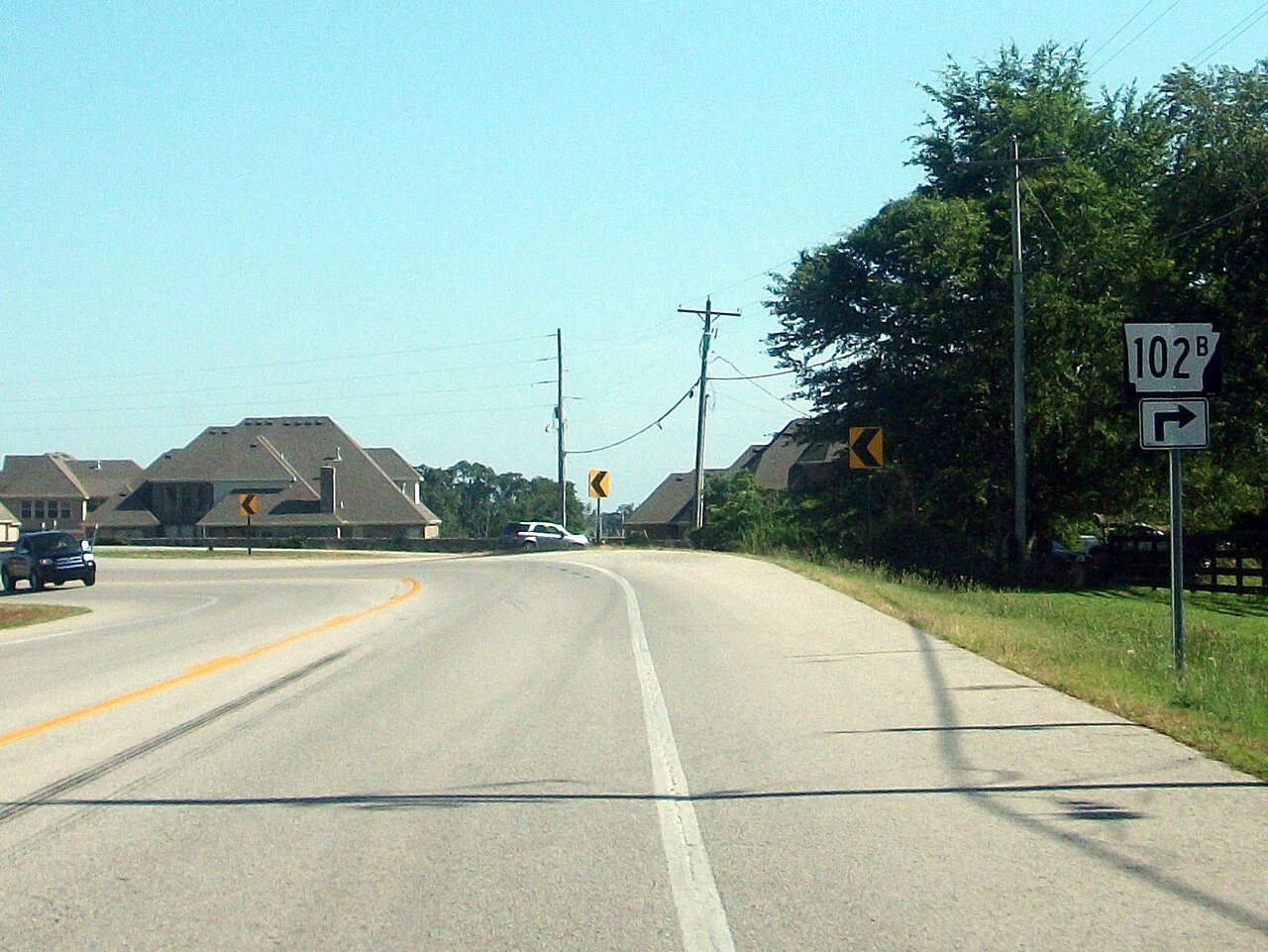 Highway 102B northern terminus at Highway 72