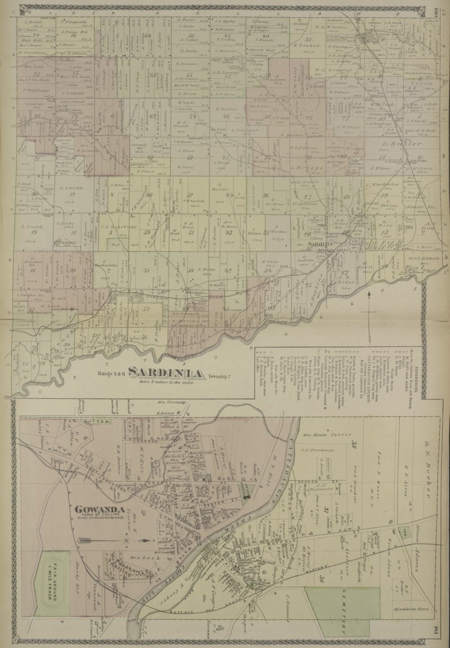 Sardinia (Township); Gowanda (Village)