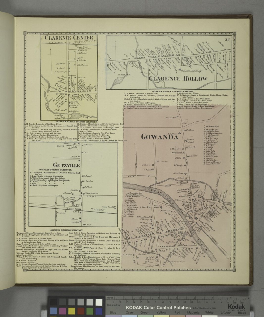 Clarence Center (Village); Clarence Center Business Directory; Clarence Hollow (Village); Clarence Hollow Business Dire…