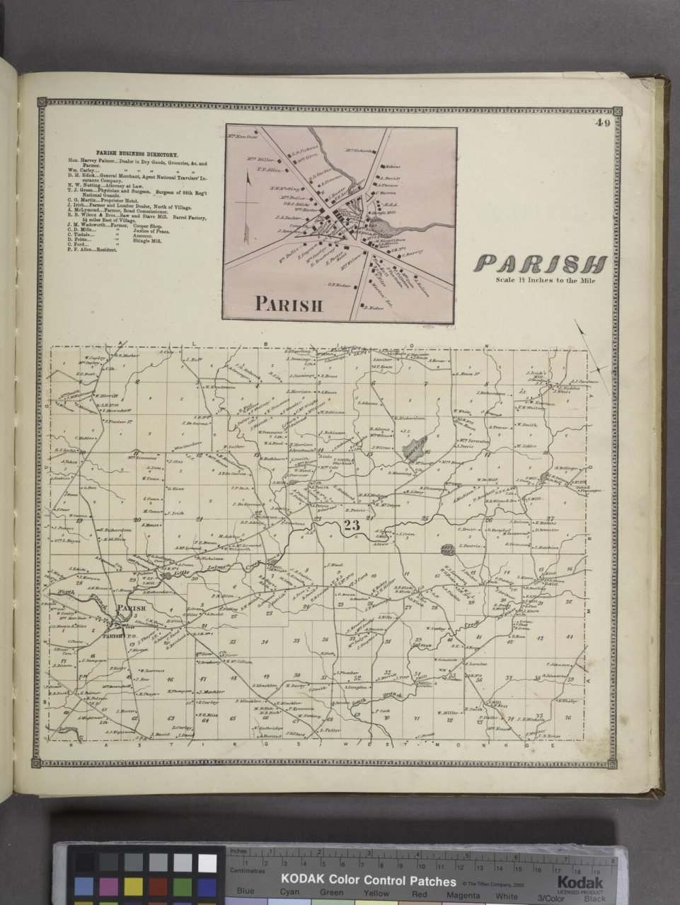 Parish Business Directory.; Parish (Village); Parish (Township)