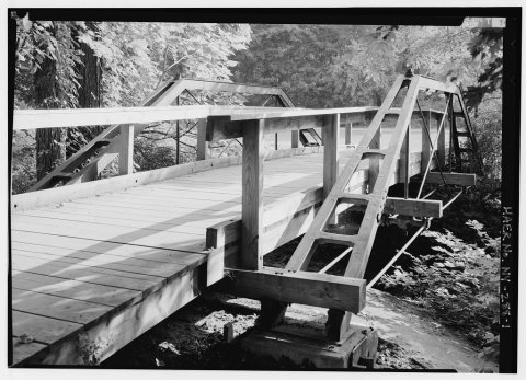 Mill Road Bridge, Central Park (moved from Parish, NY), Schenectady, Schenectady County, NY