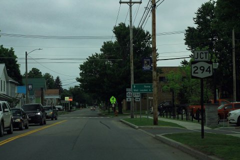 NY46 South - Jct NY294 Sign