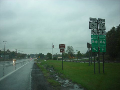 NY 12 at NY 12D and Black River Trail