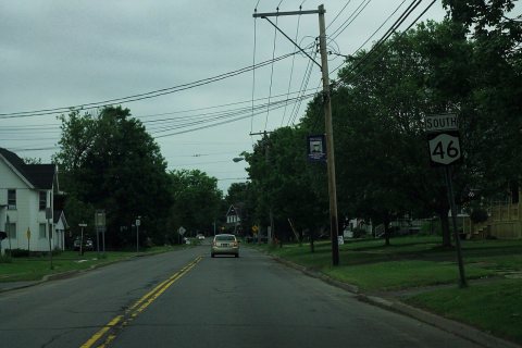 NY46 South Sign