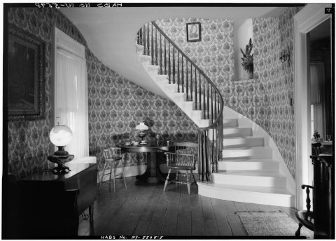 FIRST FLOOR, GENERAL VIEW OF STAIRCASE - Augustus Donnelly House, 80 South Main Street