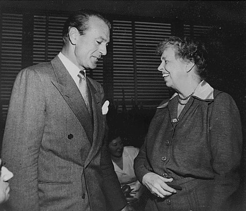Gary Cooper Eleanor Roosevelt