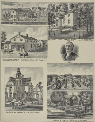 Res. of A. Yund Mill Grove, N.Y.; Graded School, Alden, N.Y.; Emile Yund, Mill Grove, Erie County, N.Y.; J. Parker.; Me…