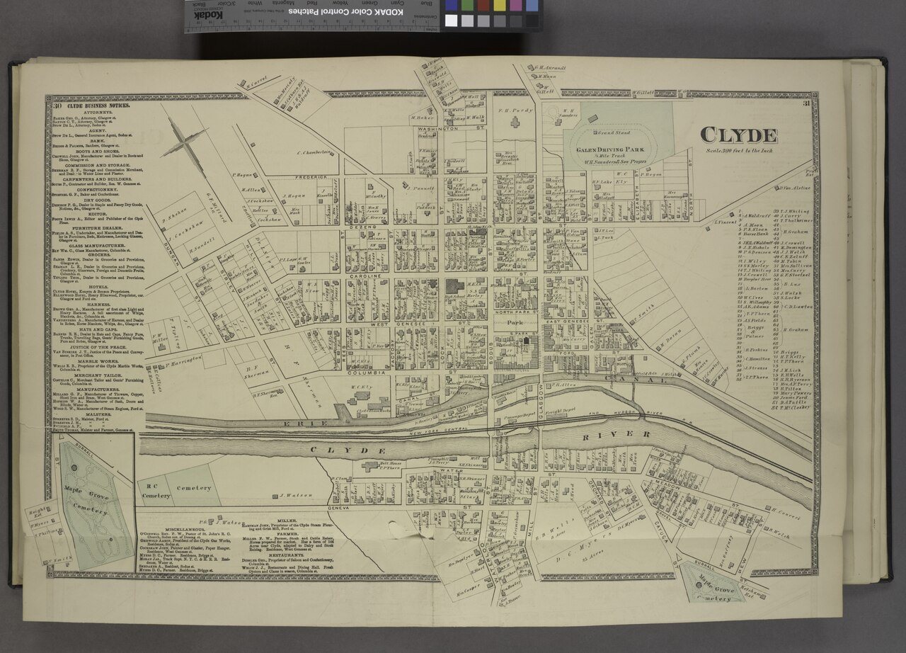 Clyde Business Notices.; Clyde (Village);