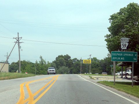 Hwy. 59 north of