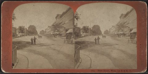 Main Street, West, Le Roy, N.Y