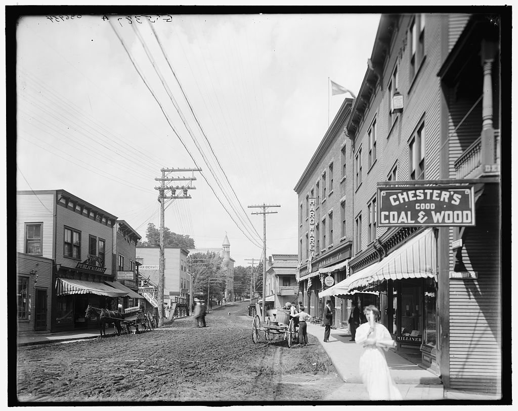 Saranac Lake, Broadway, Adirondacks, N.Y