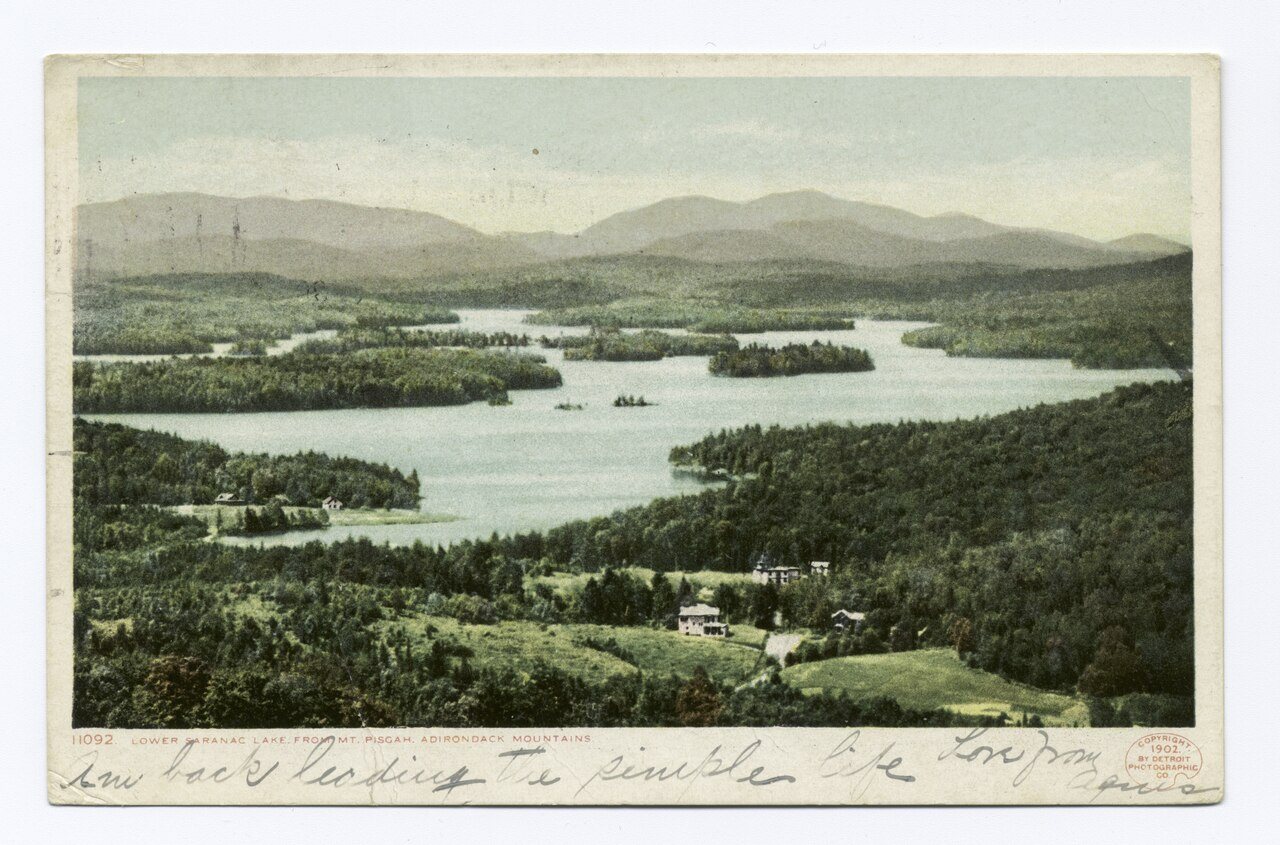 Saranac from Mt. Pisgah, Saranac Lake, N.Y
