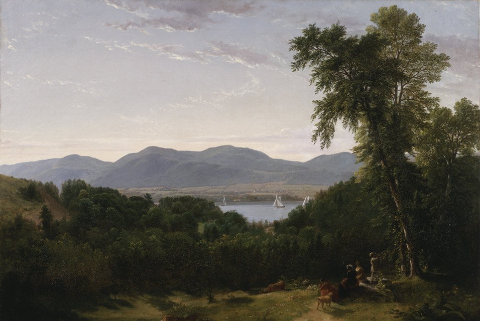 Beacon Hills on the Hudson River, Opposite Newburgh—Painted on the Spot