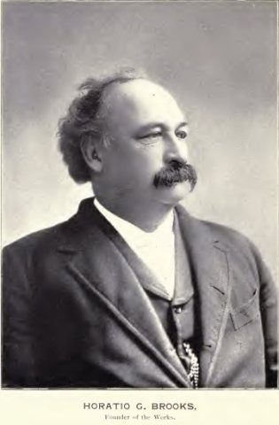 Horatio G. Brooks - From Brooks Locomotive Works 1899 Catalogue