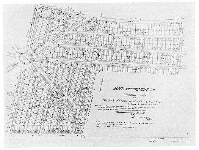 Plan for the Depew Improvement Company
