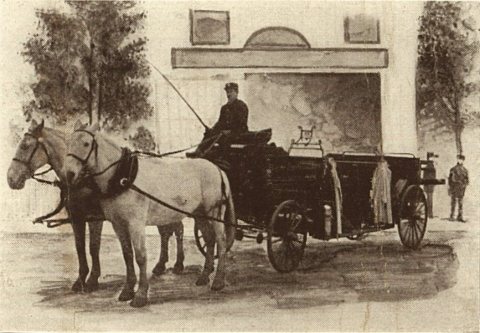 Fire Department Team Truck, Freeport, Long Island, N.Y. 1909 (cropped)