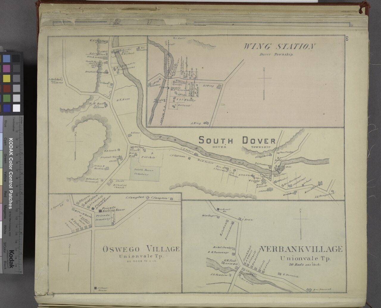 Wing Station (Village); South Dover (Village); Oswego Village (Village); Verbank Village (Village)