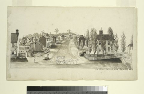 View of Utica from the hotel September 1807