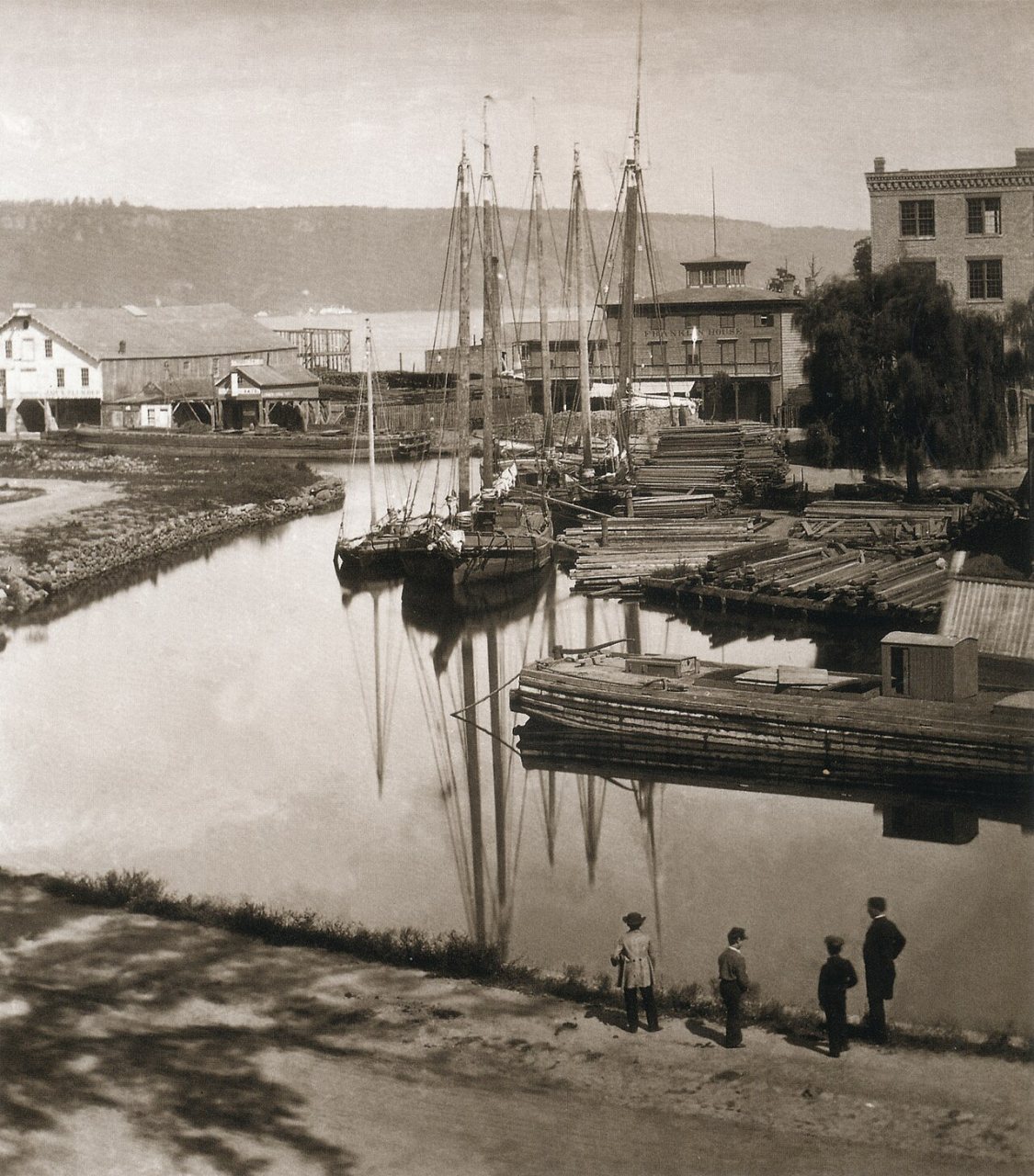 44 William England - Yonkers on the Hudson River