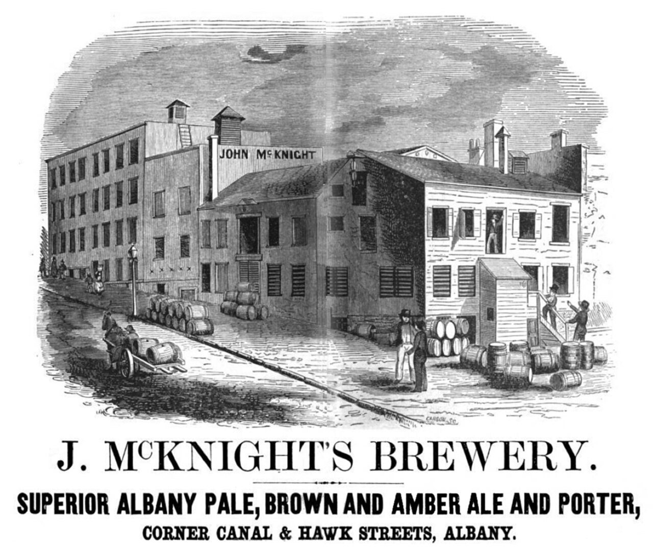 McKnights Brown Ale 1854