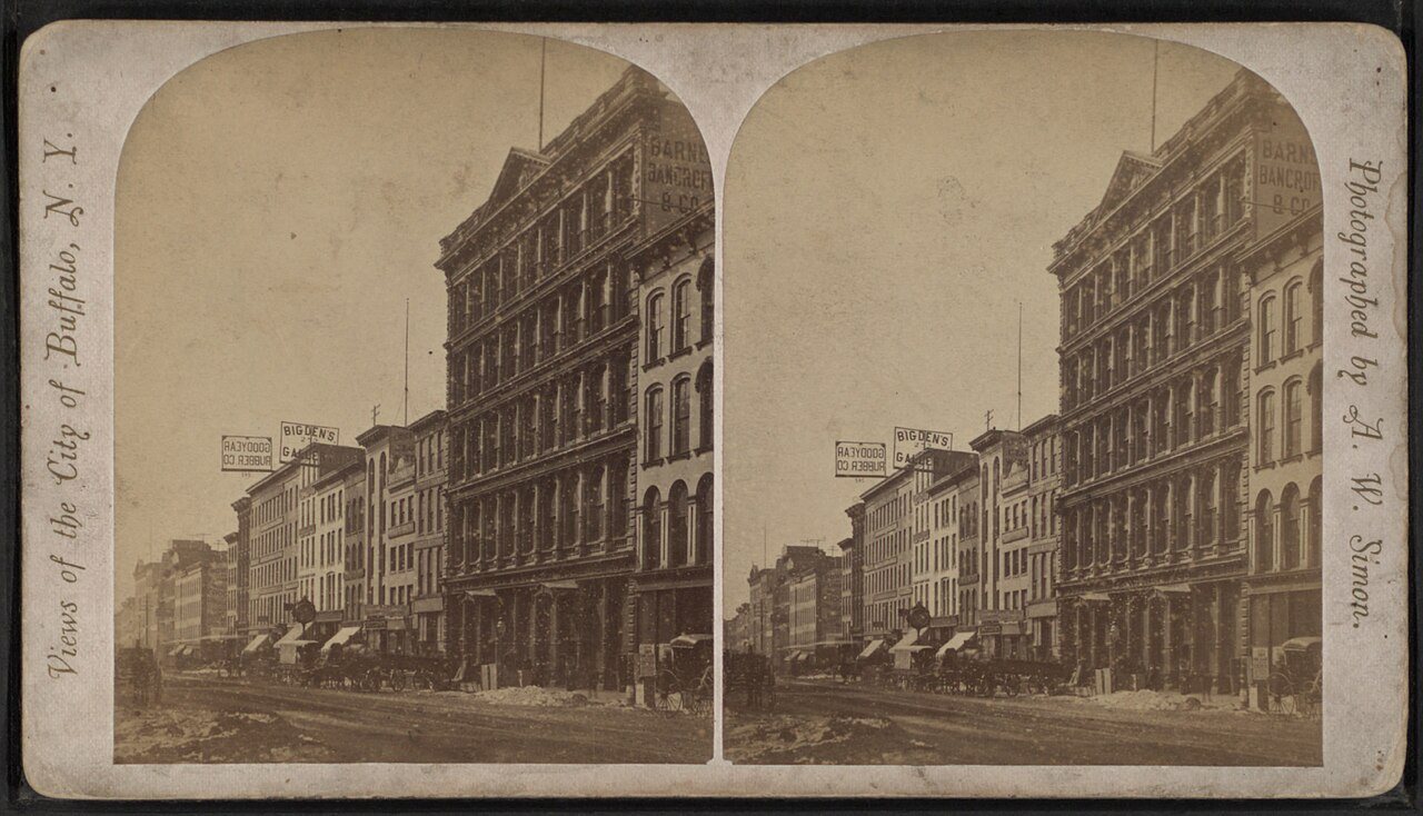 Barnes, Bancroft, & Co., dry goods house.Alternate Title: Views of the principal streets and buildings in the city of B…