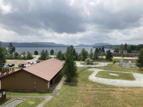 View of Speculator and Lake Pleasant, New York