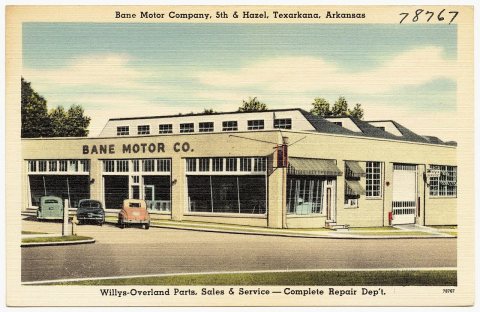 Bane Motor Company, 5th and Hazel, Texarkana, Arkansas (78767)