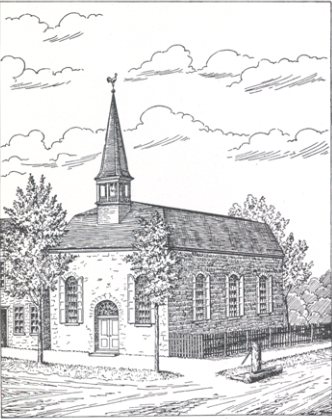 Trinity Church - Lutheran (1729-1776), Broadway, New York City