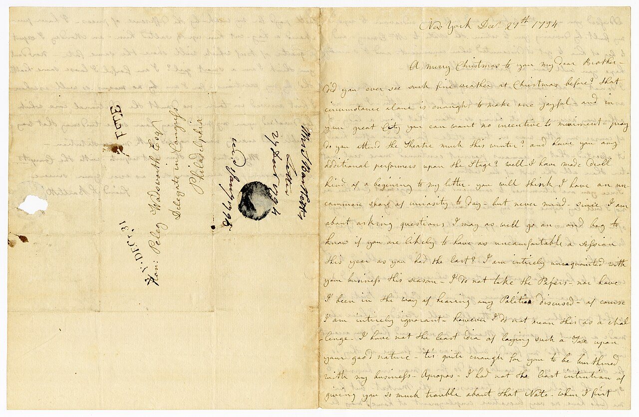 Samuel Bartlett to Peleg Wadsworth, 27 December 1794 (b5c928b2-3823-408f-858c-4b41a8e679fc)