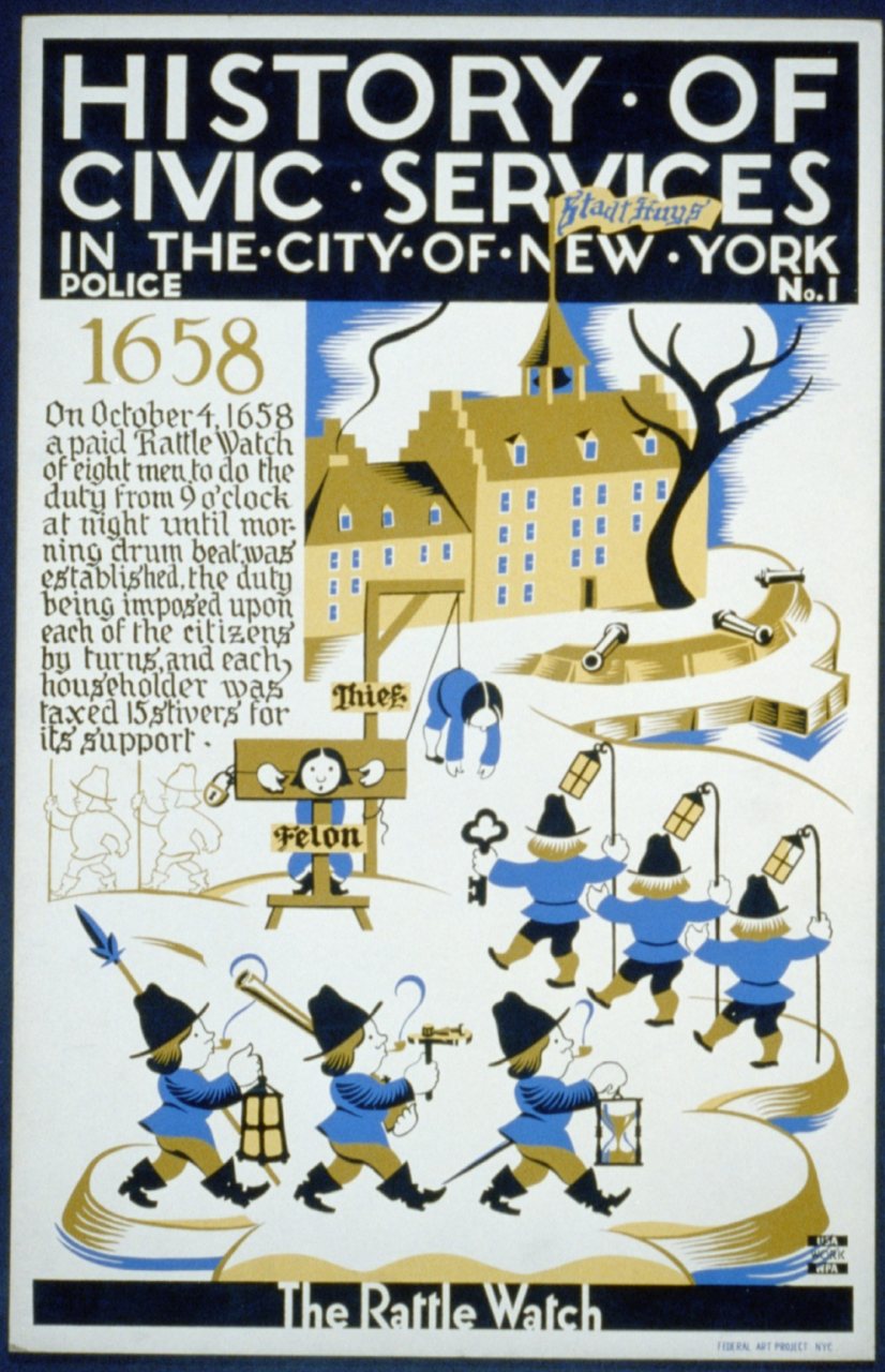 History of civic services in the city of