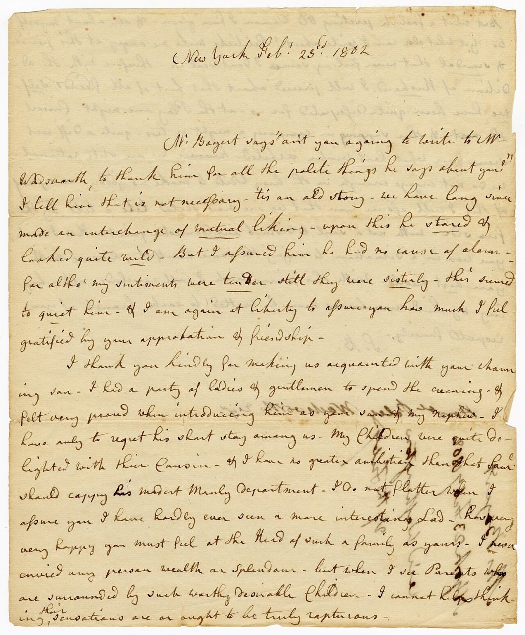 Samuel Bartlett to Peleg Wadsworth, 23 February 1802 (e8466d52-79af-4f1f-b977-71b83031a958)