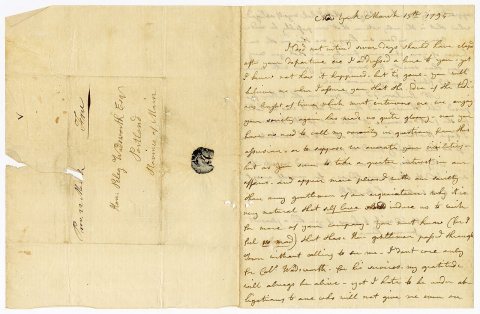 Samuel Bartlett to Peleg Wadsworth, 15 March 1795 (21362310-8925-42fa-a40b-b3cc0b8f081a)