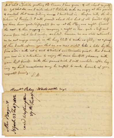 Samuel Bartlett to Peleg Wadsworth, 23 February 1802 (f85d176c-21d8-4337-b510-284aed4b841b)