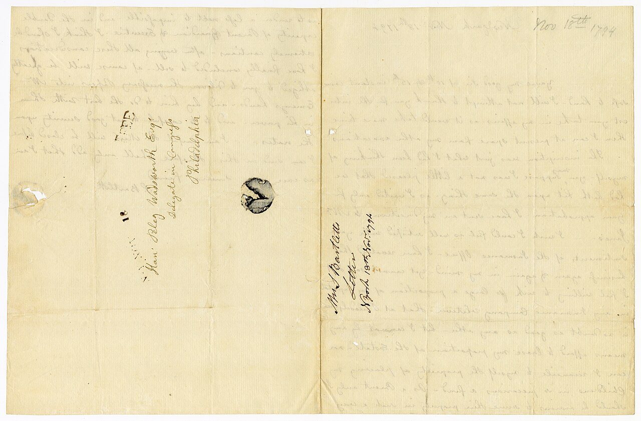 Samuel Bartlett to Peleg Wadsworth, 18 November 1794 (08740ca6-0dd7-41e3-8901-050b6a1d1686)