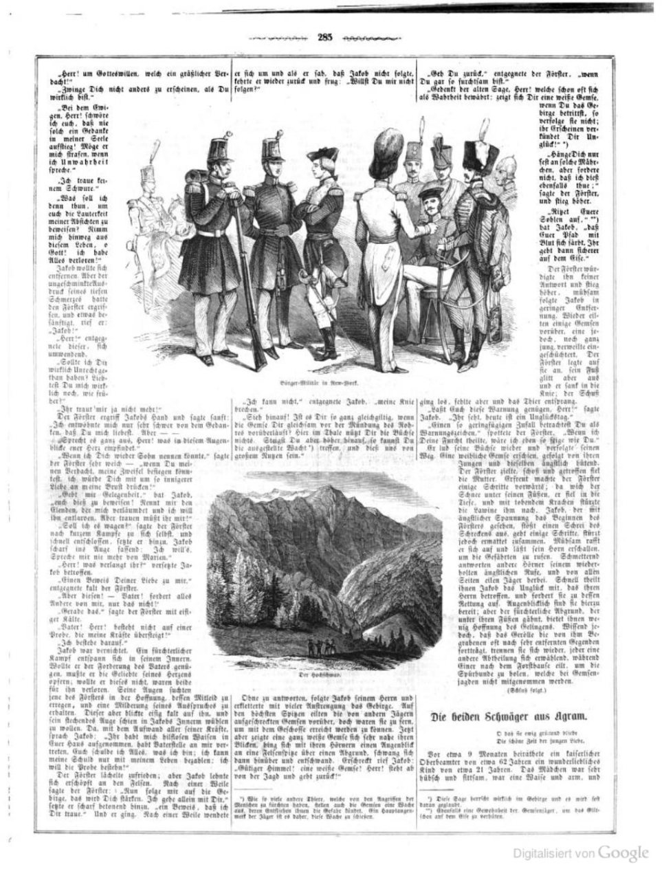 Uniformen New Yorker Bürgerwehr um 1850
