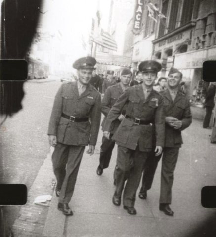 Anthony P. Damato and fellow Marines, 1943