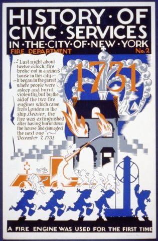 History of civic services in the city of